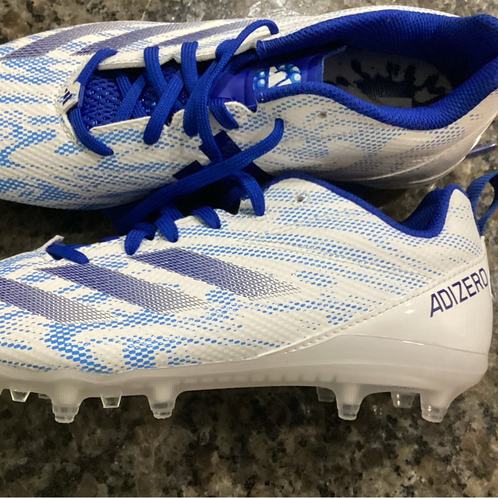 adidas Kids' Adizero Blue and White Sneakers